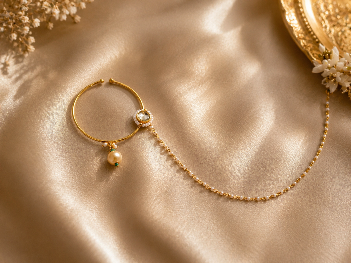 Noor Pearl Kundan Nath