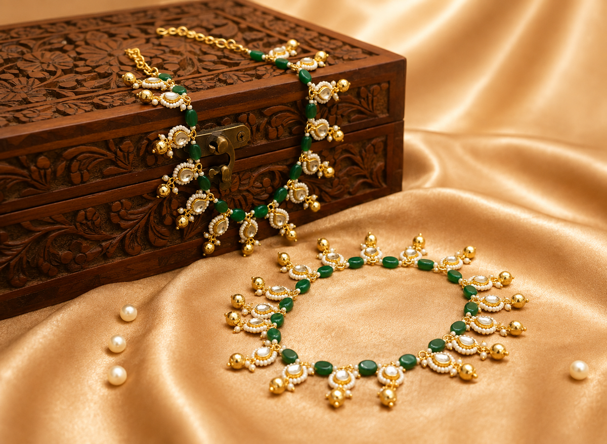 Emerald Noor Jadau Payal