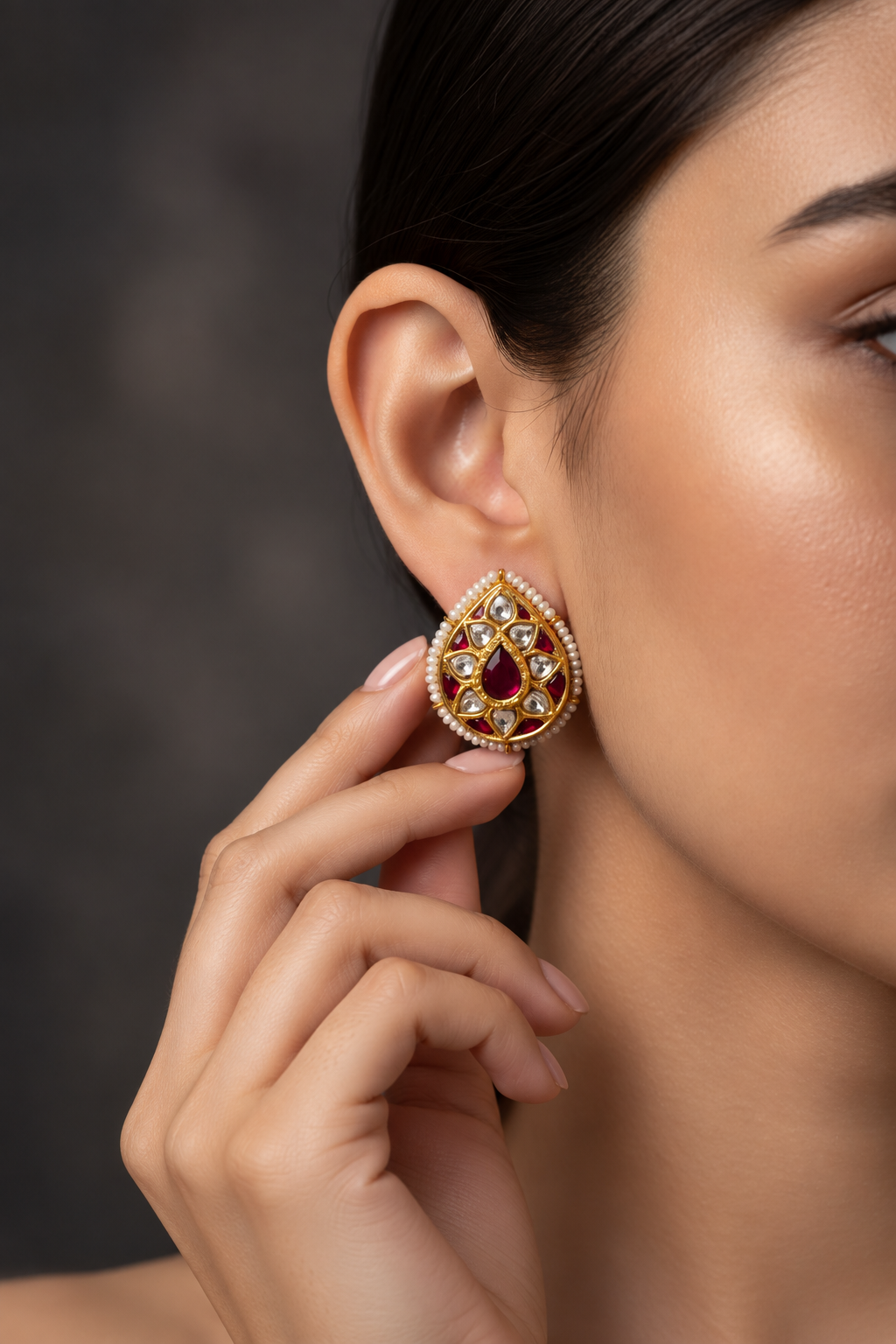 Jadav earrings (Silver 92.5)