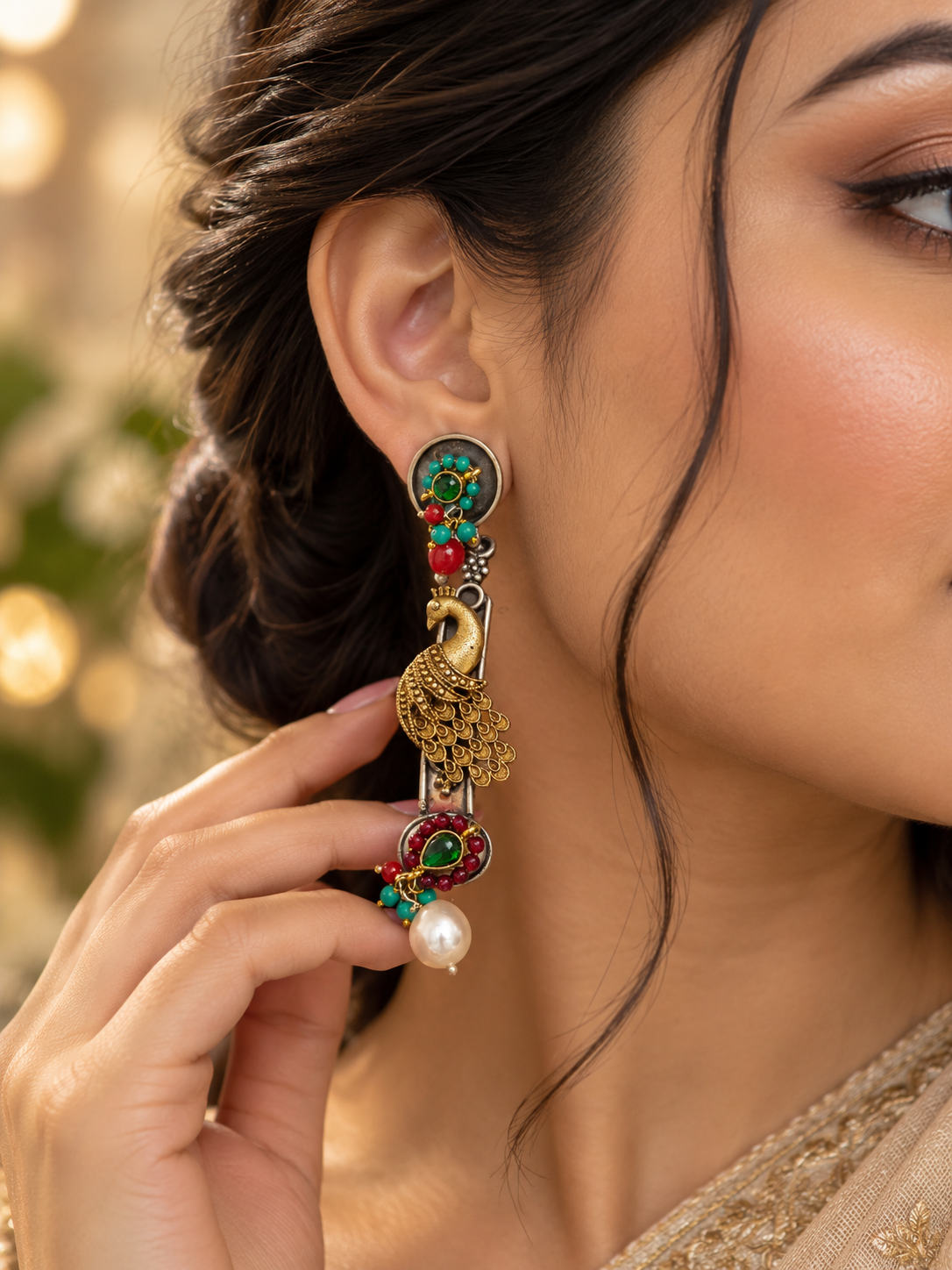 Fusion earrings (Silver 92.5)