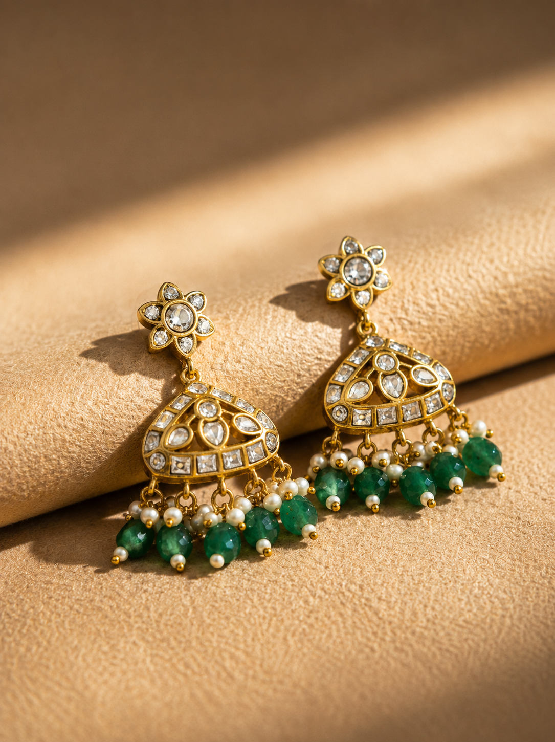 Radiant Jadau Dangler Earrings