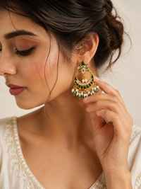 Jadau Chandbali Earrings