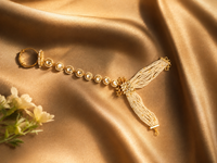 Jadau Pearl Ring Bracelet