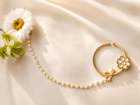 Pearl Blossom Kundan Nath