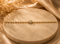 Royal Floral Crystal Bracelet