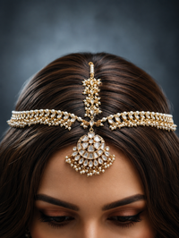 Kundan Pearl Matha Patti