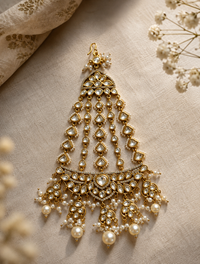 Noor Kundan Pearl Drops Bridal Pasa