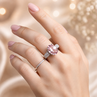 Blush Royale Oval AD Diamond Ring