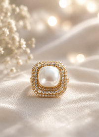 Ivory Royale Pearl Statement Ring