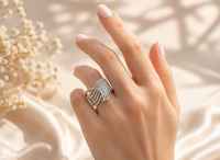 Celestial Wave Statement Ring