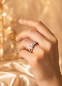Celeste Baguette Ring