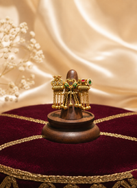 Maharani Peacock Tassel Ring