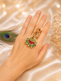 Meenakari Heritage Ring
