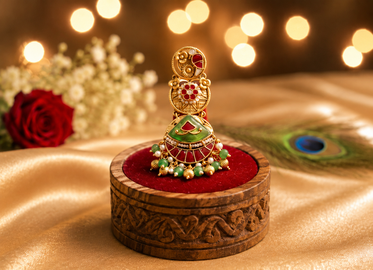 Meenakari Heritage Ring