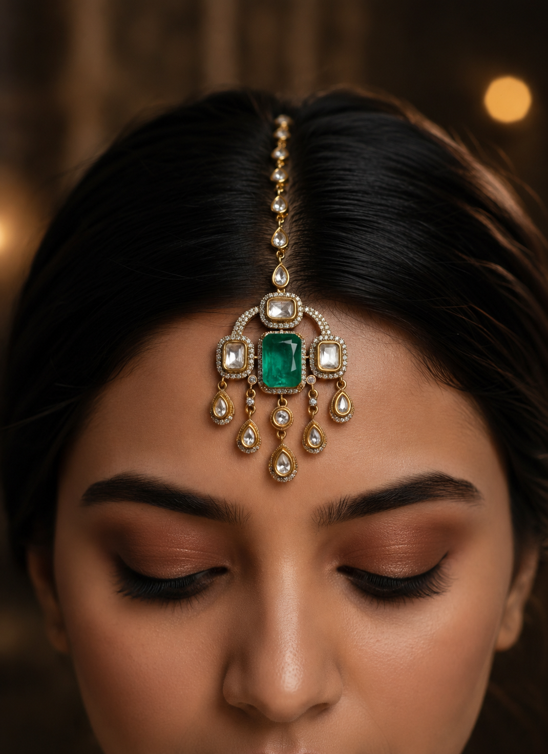 Emerald Noor Kundan Tikka