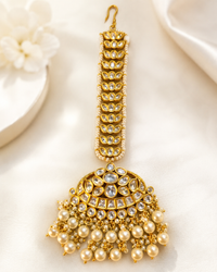 Pearl Noor Kundan Maang Tikka