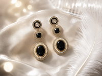 Noir Pearl Luxe Earrings