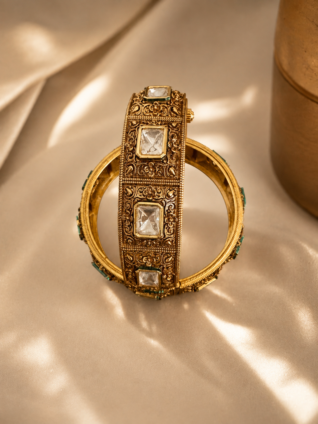 Royal Heirloom Polki Kundan Kada Set