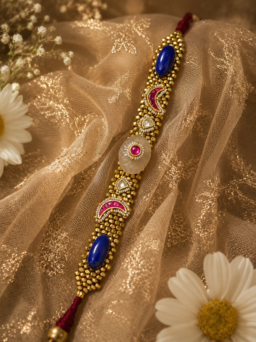 Royal Blue heritage Pearl Bracelet