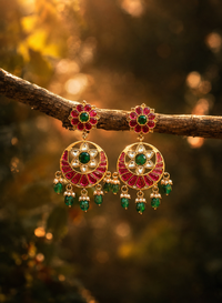 Chandbali Jadau Earrings
