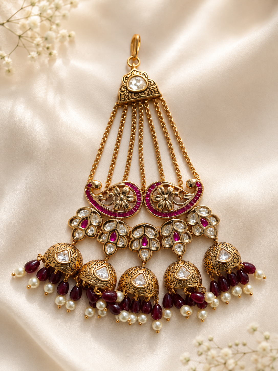 Gulnaar Jhumka Bridal Pasa