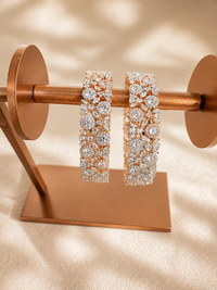 Celestial Bloom AD Diamond Bangles