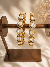 Celestial Kundan Kada Bangles