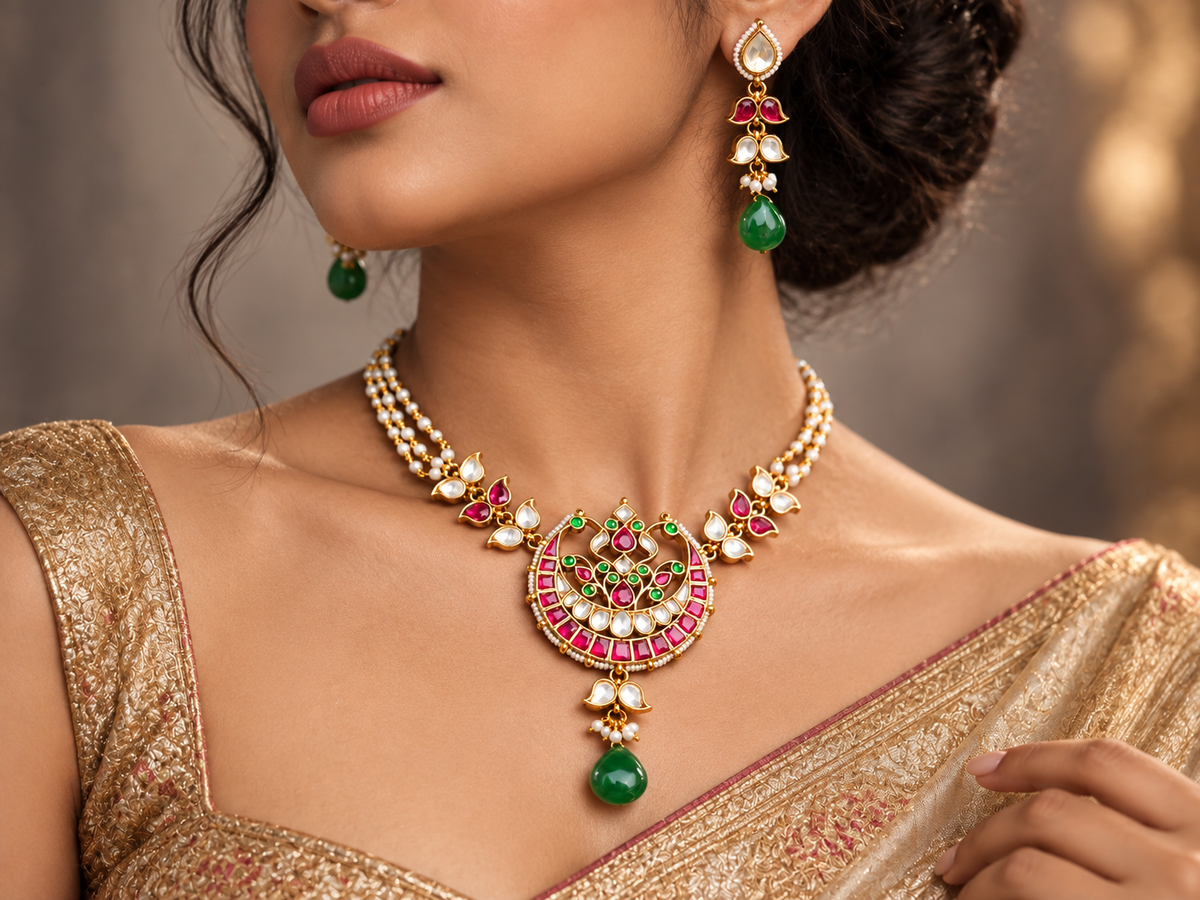Jadau Necklace set