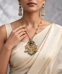 Pachi Jadau long necklace set