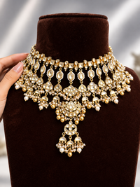 Polki bridal choker set