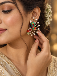 Statement earrings (Silver 92.5)