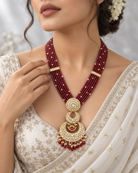 Multi-layered Jadau Necklace