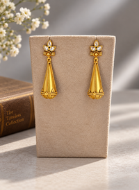 Silver 92.5 polki earrings
