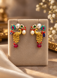 Fusion Earrings (Silver 92.5 )