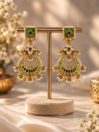 Jadav earrings (Silver 92.5)