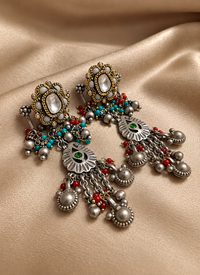 Fusion earrings (Silver 92.5)