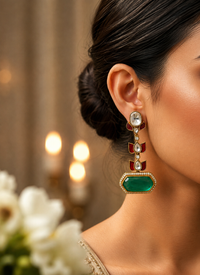 Emerald Royale Drop Earrings