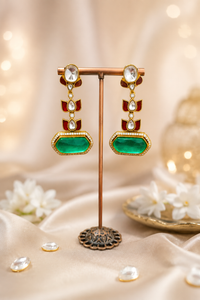 Emerald Royale Drop Earrings
