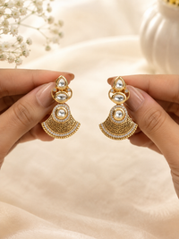 Kundan Drop Earrings