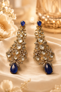 Midnight Sapphire Luxe Earrings