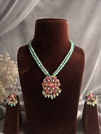 Navrang Mint Blossom Jewelry Set