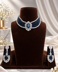 Midnight Sapphire Choker Set