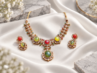Aurora Gem Glow choker Set