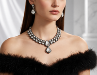 Ivory Royale Polki Necklace Set