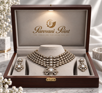 Maharani Polki Cascade Necklace Set