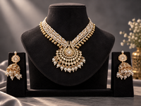 Ivory Meher Pearl Kundan Set