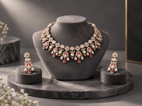 Royal Rani Pink Kundan Set