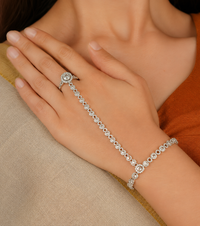 Crystal Bloom AD Diamond Bracelet