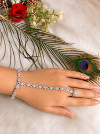 Crystal Bloom AD Diamond Bracelet
