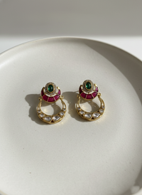 Jadau Chandbali Earrings